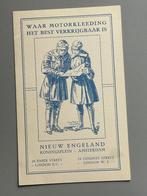 Folder jaren 20 Motorkleeding - Nieuw Engeland (Excelsior), Ophalen of Verzenden, Overige merken