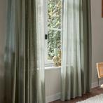 Gordijnen groen inkorten vermaken coupeuse naai-atelier, Huis en Inrichting, Stoffering | Gordijnen en Lamellen, 200 cm of meer