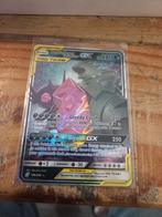 Megasapleye & Tyranitar tagteam pokemon kaart, Ophalen of Verzenden, Zo goed als nieuw, Losse kaart, Foil