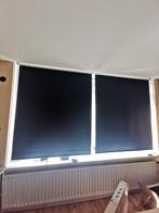 Verduisterende blauwe rolgordijnen, Ophalen, Gebruikt, 150 tot 200 cm