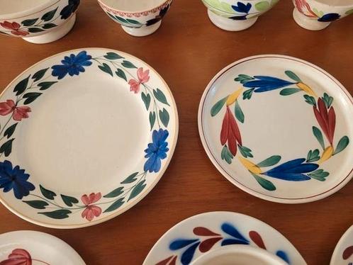 oud boerenbont diverse afwijkend decor motief antiek kom, Antiek en Kunst, Antiek | Servies los, Ophalen of Verzenden