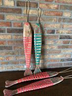 Landelijke lange houten vissen, nieuw, Huis en Inrichting, Woonaccessoires | Overige, Ophalen of Verzenden, Nieuw