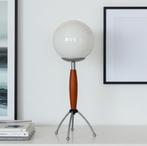 Mid-Century Modern Ball Tafellamp – Iconische Verlichting, Gebruikt, 50 tot 75 cm, Mid century Modern, Art Deco, Vintage, Glas