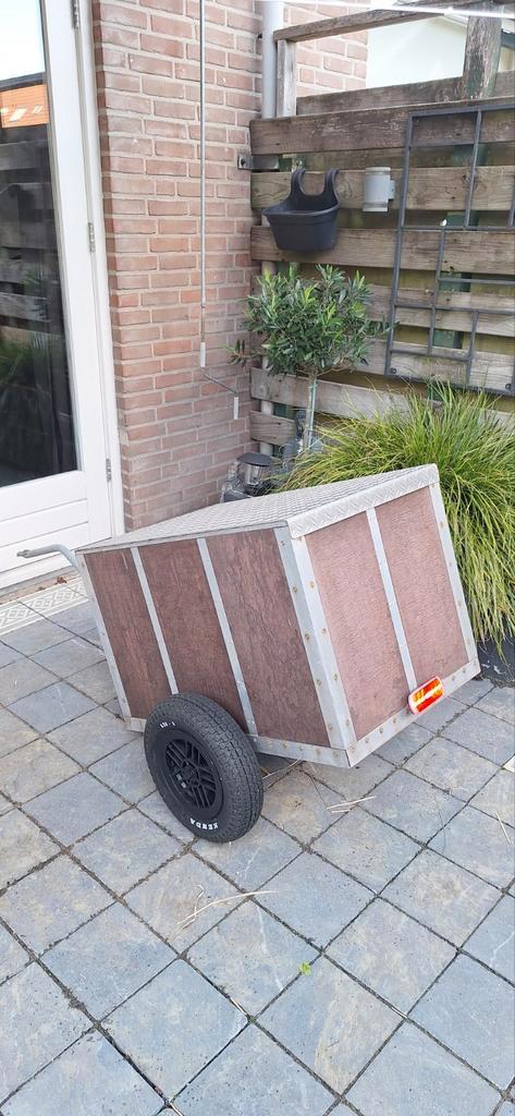 Fietskar / Brommerkar - Bagagekar, Fietsen en Brommers, Fietsaccessoires | Aanhangers en Karren, Gebruikt, Bagagekar, Ophalen