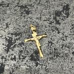 14 karaat gouden kruis hanger jezus, Ophalen of Verzenden, Zo goed als nieuw, Goud, Kruis of Symbool