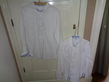 Esprit witte  katoenen blouse:mt 40, 42  beschikbaar voor biedingen