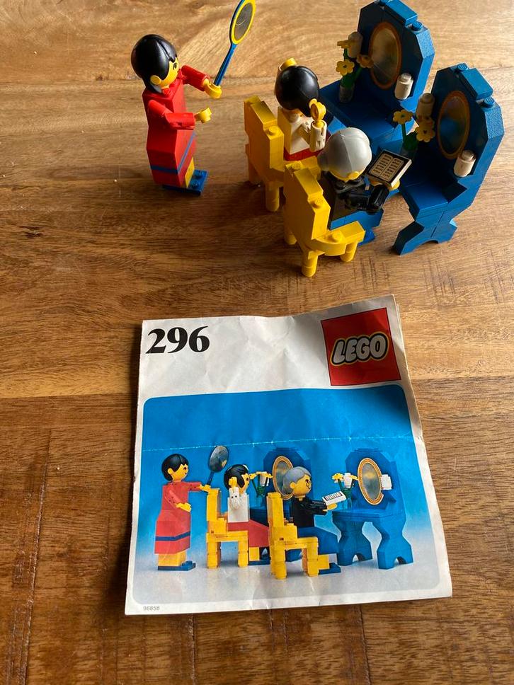 Vintage Lego Set 296 Compleet met Instructies, Kinderen en Baby's, Speelgoed | Duplo en Lego, Gebruikt, Lego, Complete set, Ophalen of Verzenden