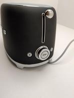 SMEG Broodrooster TSF01 mat zwart - Retourdeal, Witgoed en Apparatuur, Broodroosters, Info@mystore.nl, Verzenden, Nieuw, Uitneembare kruimellade