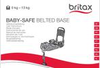 Britax Romer Baby Safe Belted Base Easy Fix, 0 t/m 13 kg, Romer, Autogordel, Gebruikt