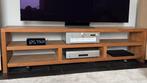 Massief houten audio / tv meubel, Ophalen, 150 tot 200 cm, Zo goed als nieuw, Minder dan 100 cm