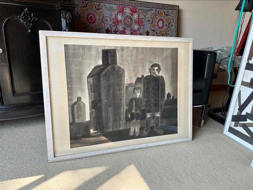 Bijzonder schilderij 1965 gesigneerd, Antiek en Kunst, Kunst | Schilderijen | Klassiek, Ophalen of Verzenden