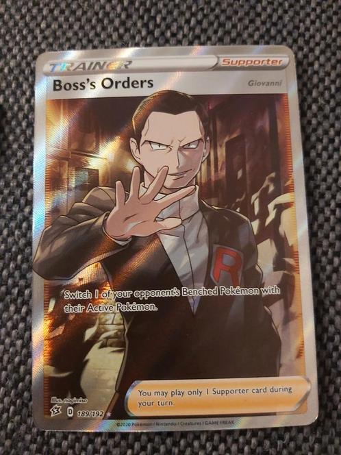 Boss's orders alt art #189 Rebel Clash, Hobby en Vrije tijd, Verzamelkaartspellen | Pokémon, Zo goed als nieuw, Ophalen of Verzenden