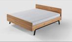 Swiss Sense Bed - eikenhout 1.80 x 2.10, Ophalen, 55 tot 70 cm, Hout, 65 cm of meer