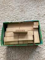 Jenga - houten blokjes in doos, Ophalen of Verzenden, Zo goed als nieuw, Overige merken