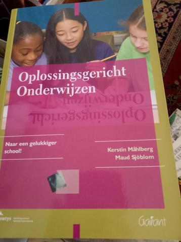 Boek oplossingsgericht onderwijzen  gelukkiger school  beschikbaar voor biedingen