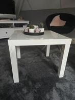 Ikea wit glanzend  tafel 55x55 cm, 45 tot 60 cm, Minder dan 55 cm, Vierkant, Ophalen of Verzenden