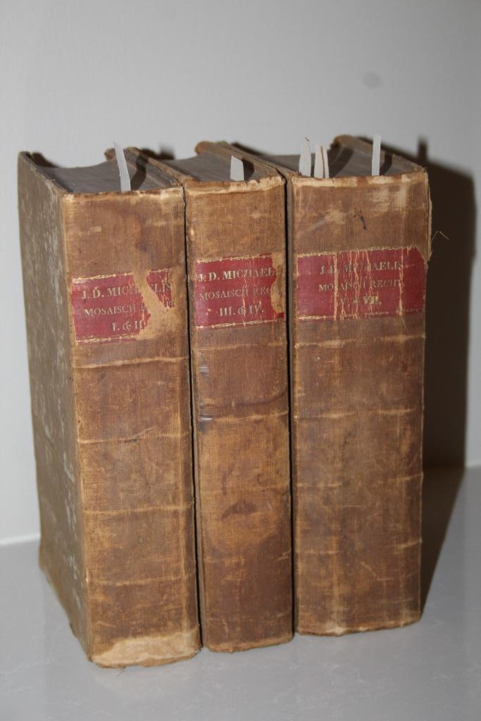 Mozaisch Recht, ziel der wetten van Mozes (1778-1789), Antiek en Kunst, Antiek | Boeken en Bijbels, Ophalen of Verzenden