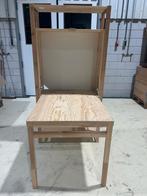 Houten Kast/Bureau Combinatie, Huis en Inrichting, Stoelen, Ophalen, Gebruikt, Bruin, Hout