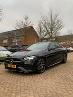 Mercedes-Benz C-Klasse C300 d 265pk 9G-TRONIC 2022 Zwart, Auto's, Mercedes-Benz, Automaat, 1800 kg, 193 €/maand, Zwart