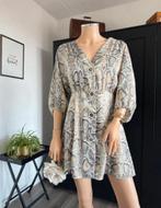 ZARA jurk met slangenprint maat S, Ophalen of Verzenden, Zo goed als nieuw, Maat 36 (S), Boven de knie