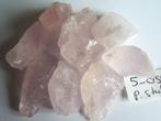 rozekwarts 9 samen 2,49 brokken 62g rozenkwarts of brok 7gr, Ophalen of Verzenden, Mineraal