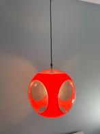 Vintage Rode Space Age Bug Eye Hanglamp Jaren 70, Kunststof, Gebruikt, ?, 75 cm of meer