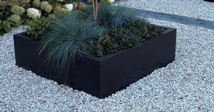 Op maat gemaakte aluminium bloembakken/plantenbak, Tuin en Terras, Bloembakken en Plantenbakken, Nieuw, Metaal, Tuin, 30 tot 60 cm
