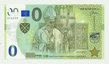 Vaticaanstad 0 Euro 2021 Paus Franciscus in folder   beschikbaar voor biedingen