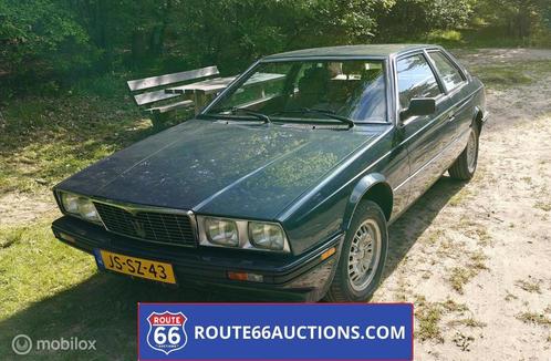 Maserati Biturbo 1983 | Route 66 auctions, Auto's, Oldtimers, Bedrijf, Te koop, Maserati, Benzine, Coupé, Handgeschakeld, Blauw