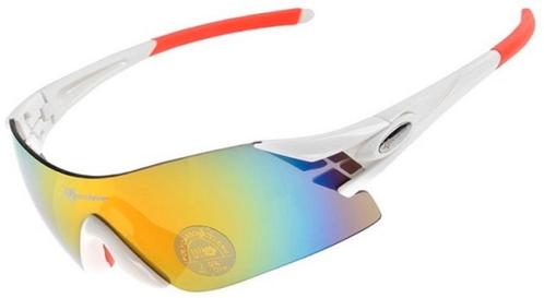 Fietsbril sportbril wielrenbril wielerbril multi lens wit, Sport en Fitness, Wielrennen, Nieuw, Overige typen, Ophalen of Verzenden