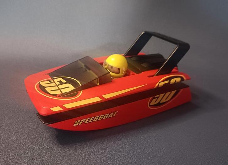 Playmobil 4341 Meeneem Speedboot, Kinderen en Baby's, Speelgoed | Playmobil, Gebruikt, Complete set, Ophalen of Verzenden