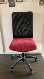 Bureaustoel verstelbaar, Ophalen, Zo goed als nieuw, Rood