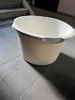 Grote witte cementkuip, Huis en Inrichting, Emmers, Ophalen of Verzenden, Gebruikt, Kunststof
