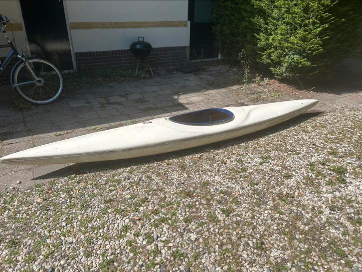 Polyester 1 persoons kajak, Watersport en Boten, Kano's, Gebruikt, Kajak, Eén persoon, Ophalen