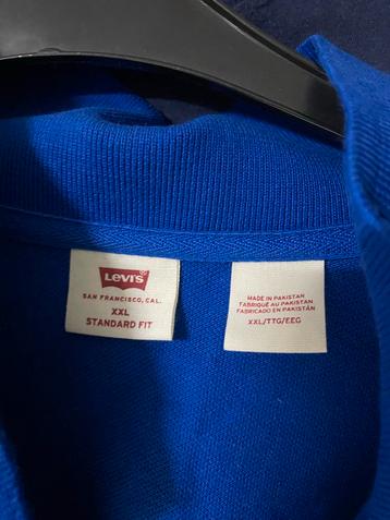 Blauwe Levi's Polo Shirt - Maat XXL beschikbaar voor biedingen