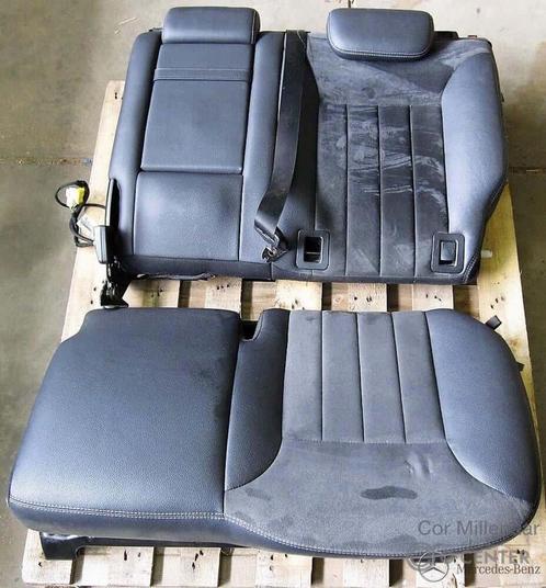 Mercedes-Benz ML-Klasse W164 Achterbank Set Zwart Leer Alcan, Auto-onderdelen, Interieur en Bekleding, Mercedes-Benz, Gebruikt