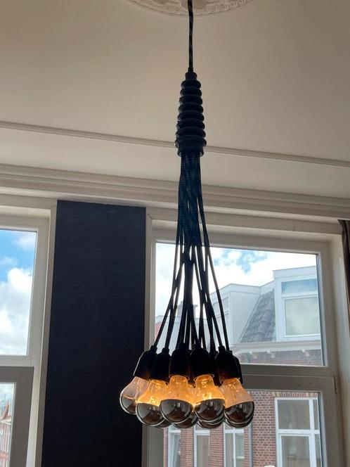 Industriële Bundellamp | Uniek Design, Huis en Inrichting, Lampen | Kroonluchters, Gebruikt, Ophalen