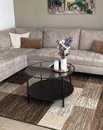 coffee table glas metal, Huis en Inrichting, Tafels | Salontafels, Ophalen, 50 tot 100 cm, Minder dan 50 cm, Rechthoekig