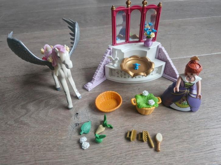Playmobil 5144 Pegasuspaard met kaptafel, Kinderen en Baby's, Speelgoed | Playmobil, Zo goed als nieuw, Ophalen of Verzenden