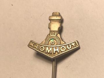 Metalen KROMHOUT MOTOREN Speld (Metaalkleur). beschikbaar voor biedingen