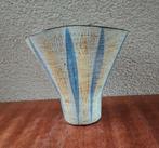 Mid Century Dümler & Breiden wandvaasje 256/12 blauw/geel, Overige materialen, Gebruikt, Overige kleuren, Ophalen of Verzenden