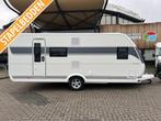 2025 Hobby 560 KMFe De Luxe BLACKLINE ACTIE!!!!, Caravans en Kamperen, Bedrijf, Treinzit, Schokbreker, 5 tot 6 meter
