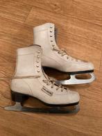 Kunstschaatsen schaatsen wit maat 40 Balzer echt leer!, Overige merken, Gebruikt, Ophalen of Verzenden, Kunstschaatsen