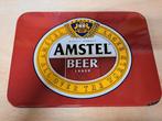 Emaille bord van Amstel Bier, Ophalen of Verzenden, Gebruikt, Reclamebord