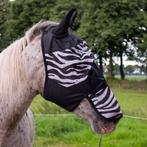 Vliegenmasker Zebra maat Pony AANBIEDING OP = OP, Dieren en Toebehoren, Paarden en Pony's | Dekens en Dekjes, Nieuw, Ophalen of Verzenden