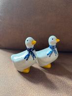 Vintage Ganzen Zout & Peper Set, Huis en Inrichting, Woonaccessoires | Kandelaars en Kaarsen, Overige materialen, Wit, Ophalen of Verzenden