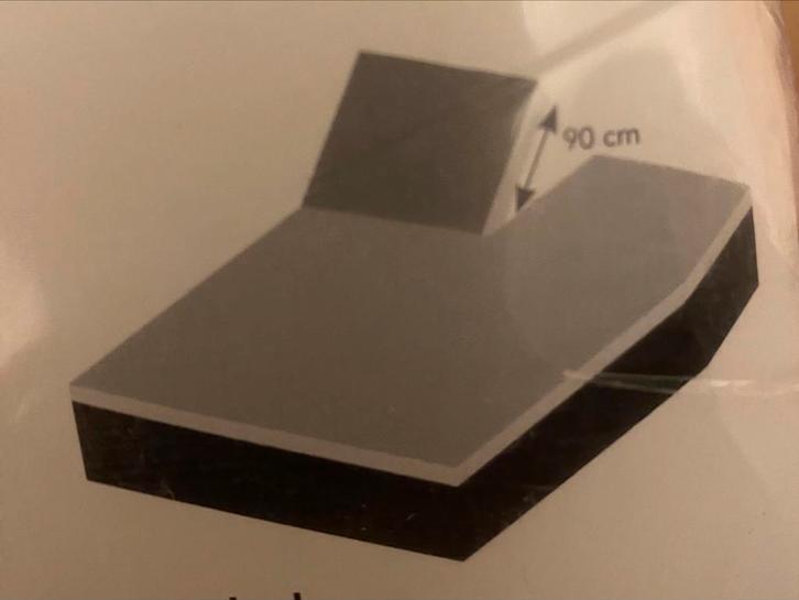 Nieuw: Split-topper hoeslaken  - 160x200/220 cm 100% Katoen, Huis en Inrichting, Slaapkamer | Beddengoed, Nieuw, Hoeslaken of Sloop