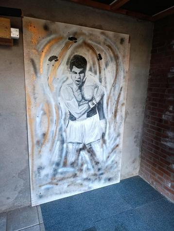 Kunstwerk boxer 180x100 beschikbaar voor biedingen