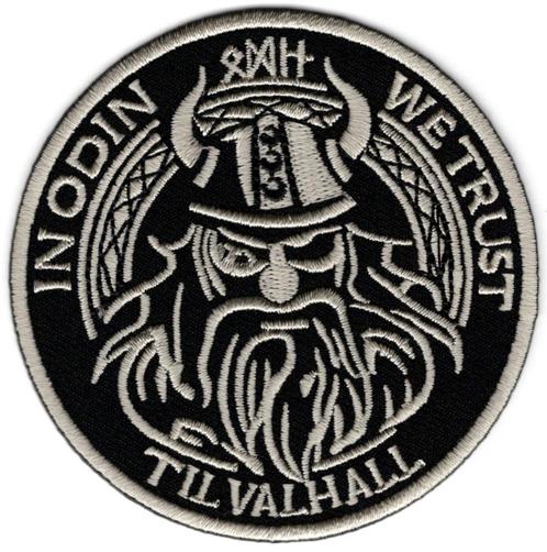 In Odin we Trust Valhalla stoffen opstrijk patch embleem, Verzamelen, Stickers, Nieuw, Overige typen, Verzenden