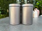 Brabantia voorraadbussen. 13 cm, Ophalen of Verzenden, Zo goed als nieuw, Aluminium, Pot, Bus of Blik